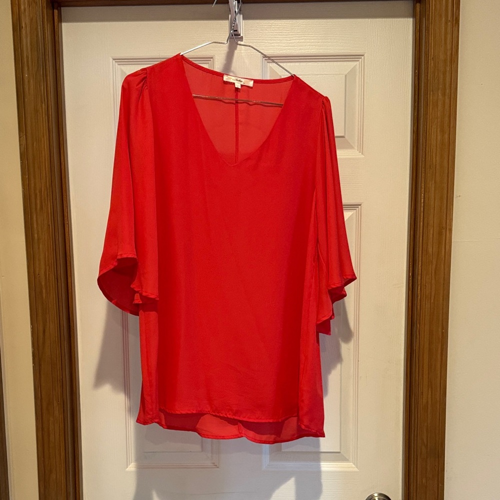 Andree Elegant Red Blouse